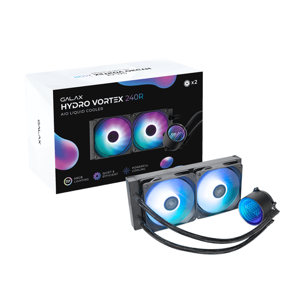 Galax Hydro Vortex 240R ARGB 240mm CPU Liquid Cooler (Black)